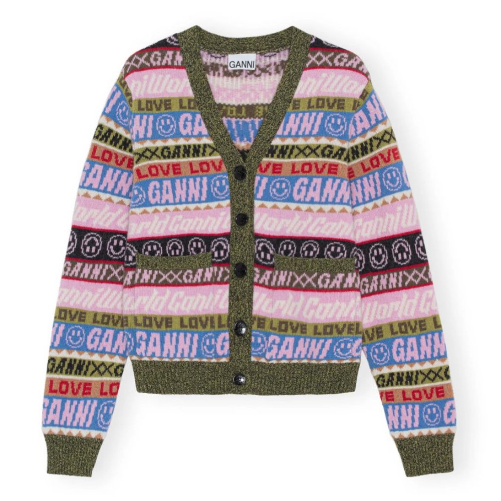 GANNI Graphic Cardigan